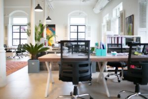 inside a beautiful office