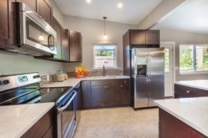 dark kitchen cabinets