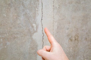 cracked ceiling