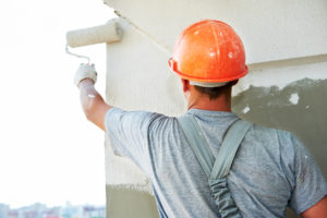 plaster on a wall