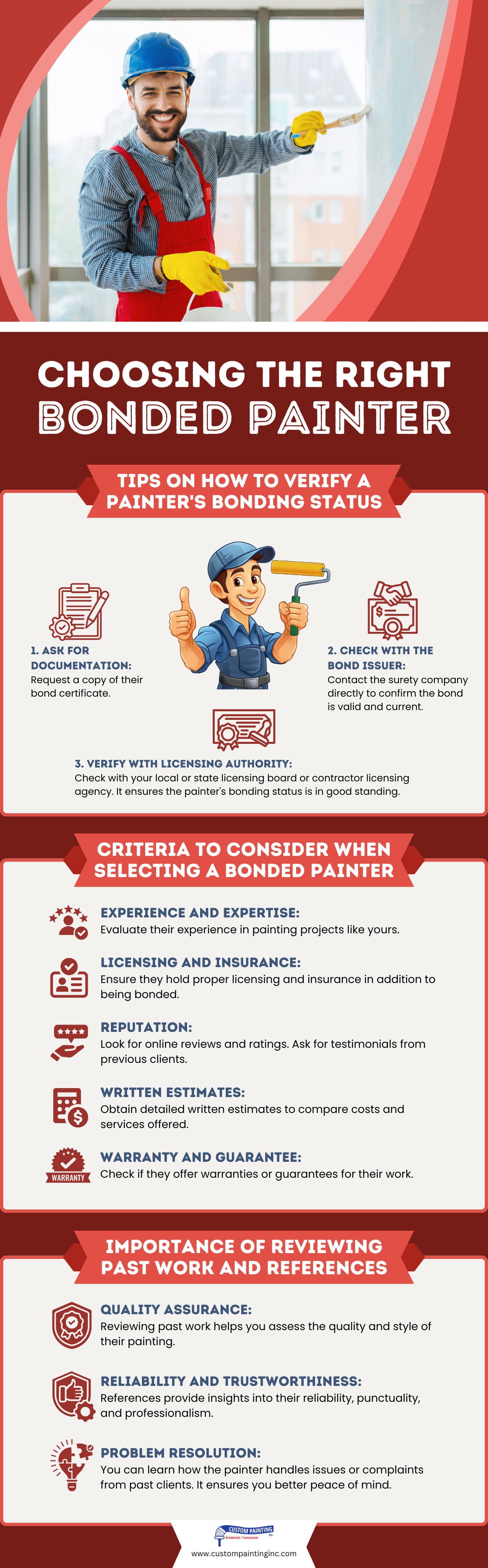 Choosing the right bonded painter