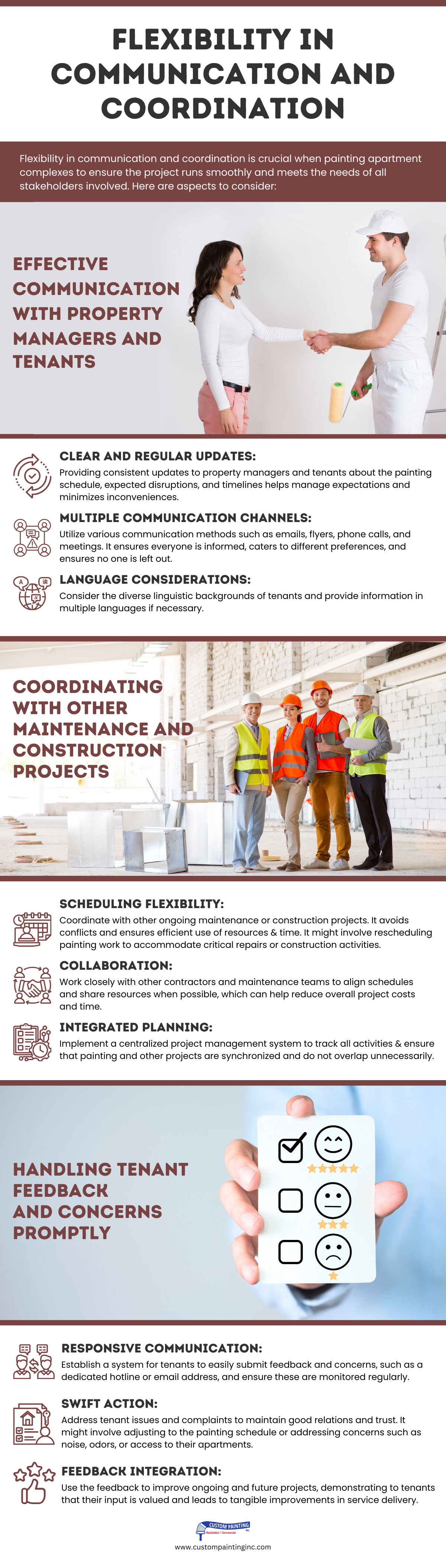 Flexibility in communication and coordination