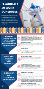 Flexibility in work schedules