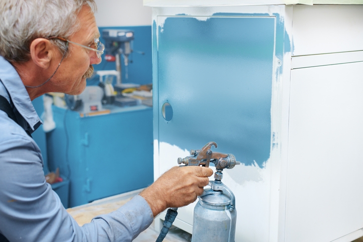 How Having a Spray Room Impacts the Quality of Kitchen Cabinet Painting