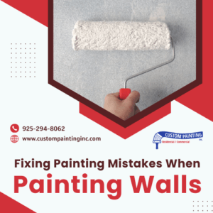Fixing Painting Mistakes When Painting Walls