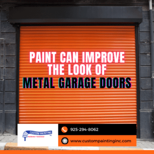 Paint Can Improve the Look of Metal Garage Doors