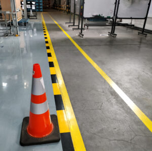 red cone