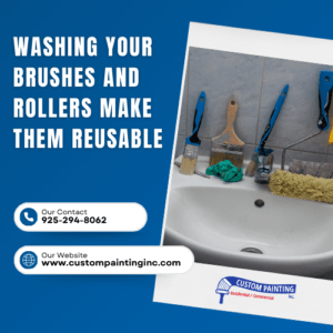 Washing Your Brushes and Rollers Make Them Reusable